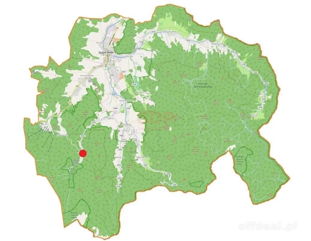 Działka MN/UT 13.890 m2 przy Jaskini Niedźwiedziej