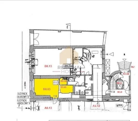 Centrum|lokal użytkowy|2 pomieszczenia|WC