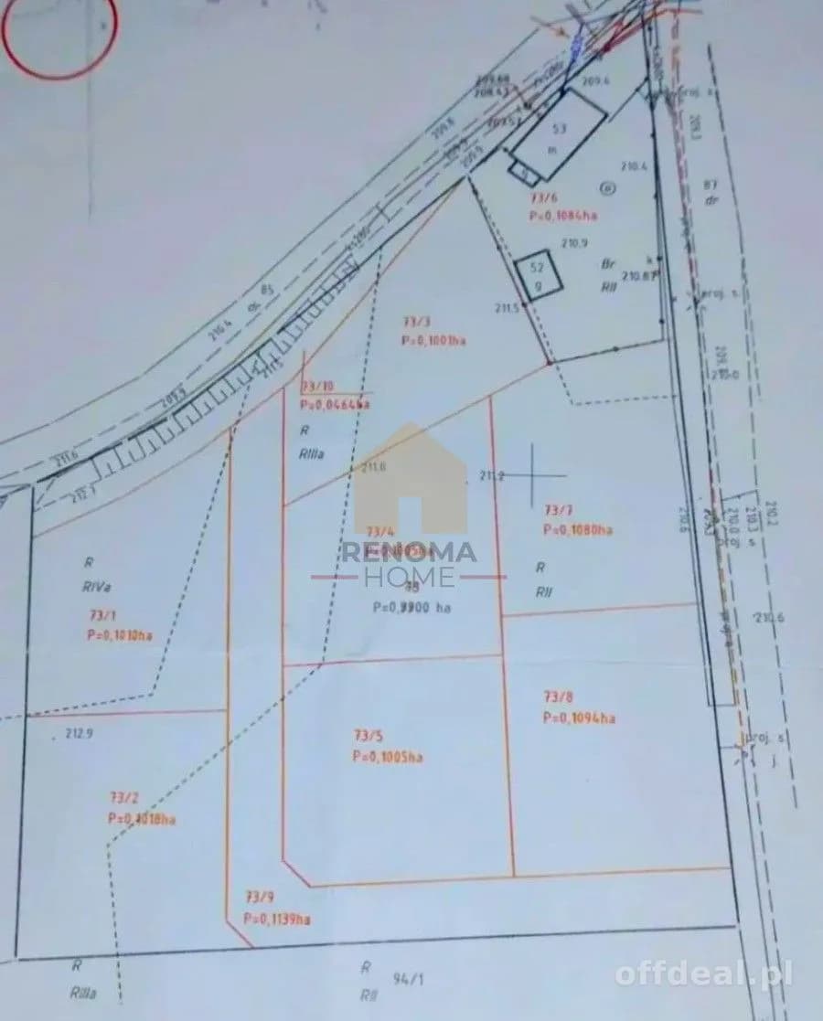 ділянка на продаж у Gruszów | 1 000 m²