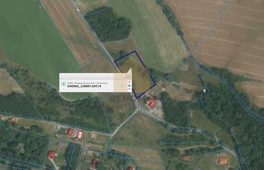 plot for sale in Myślinów | 4,700 m²