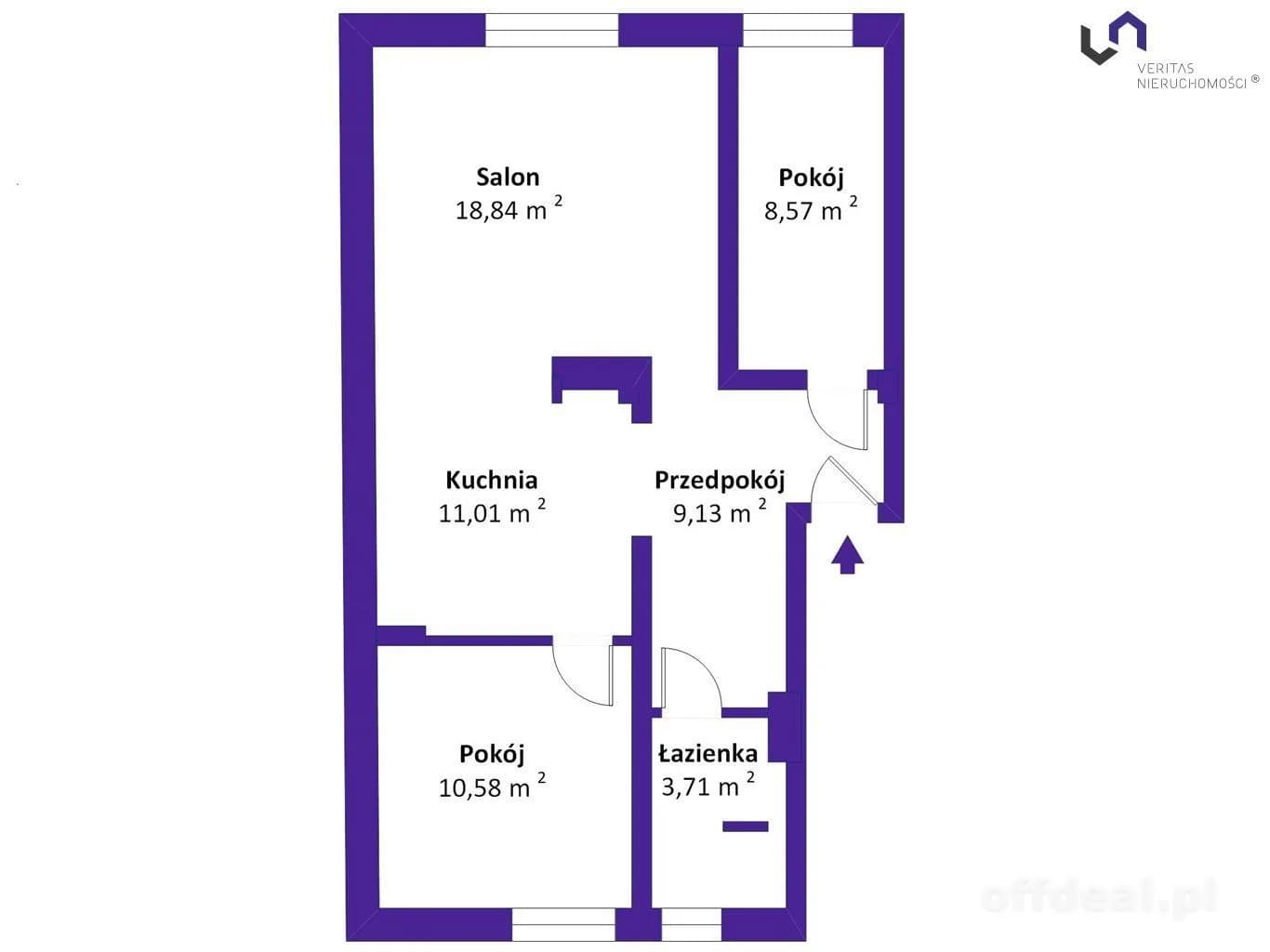 Apartament w cichej i spokojnej okolicy. Kameralne