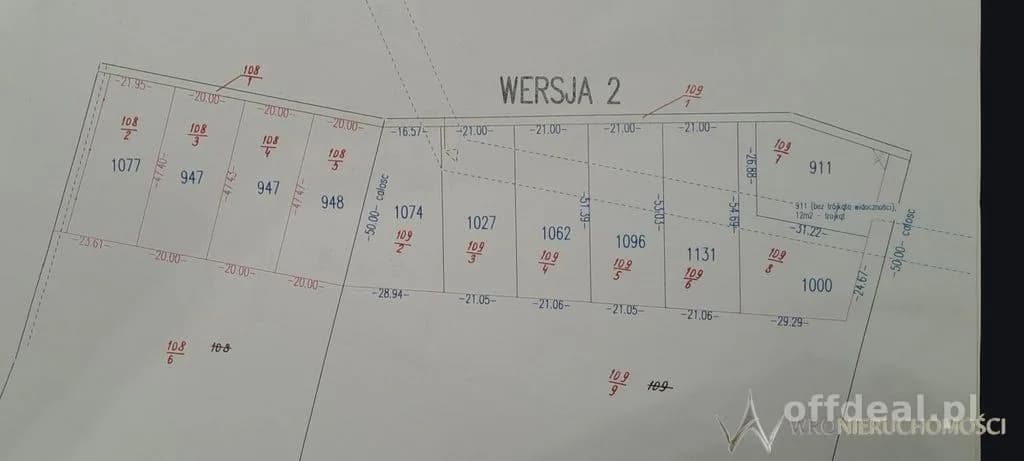 Działka budowlana z mediami| Borowa | 1074mkw