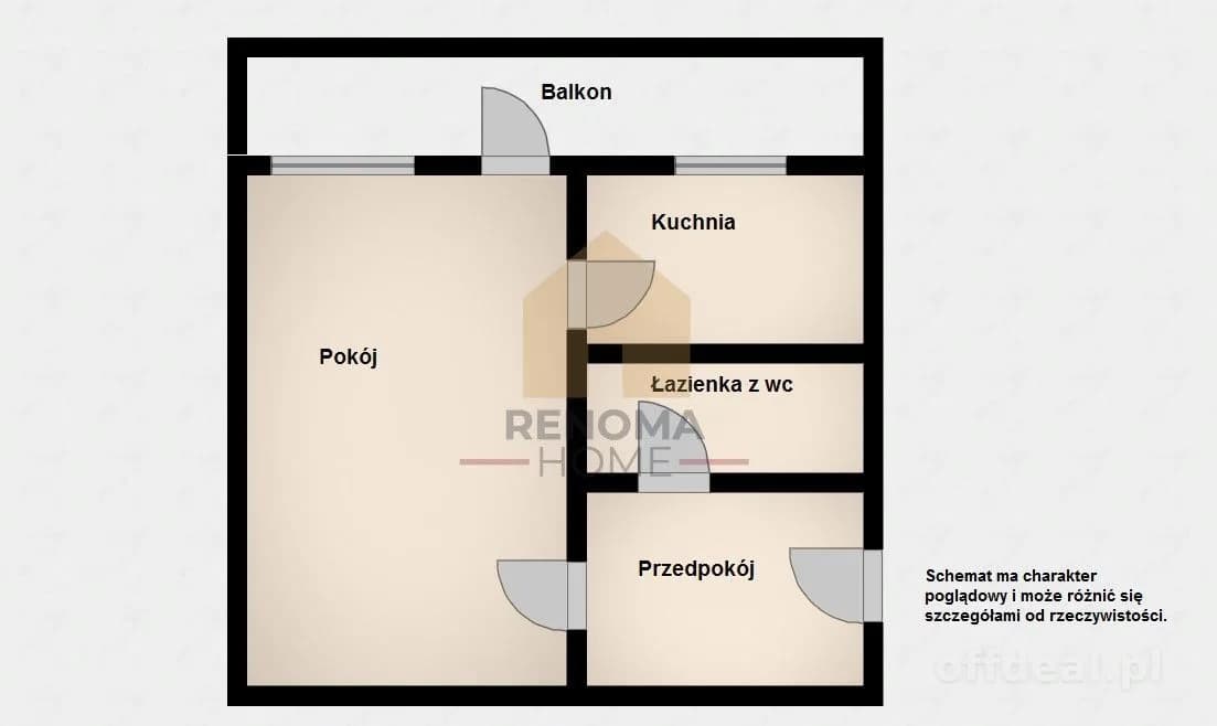 Kawalerka z dużym balkonem!