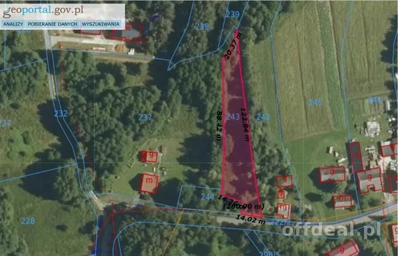 ділянка на продаж у Buczków | 1 700 m²