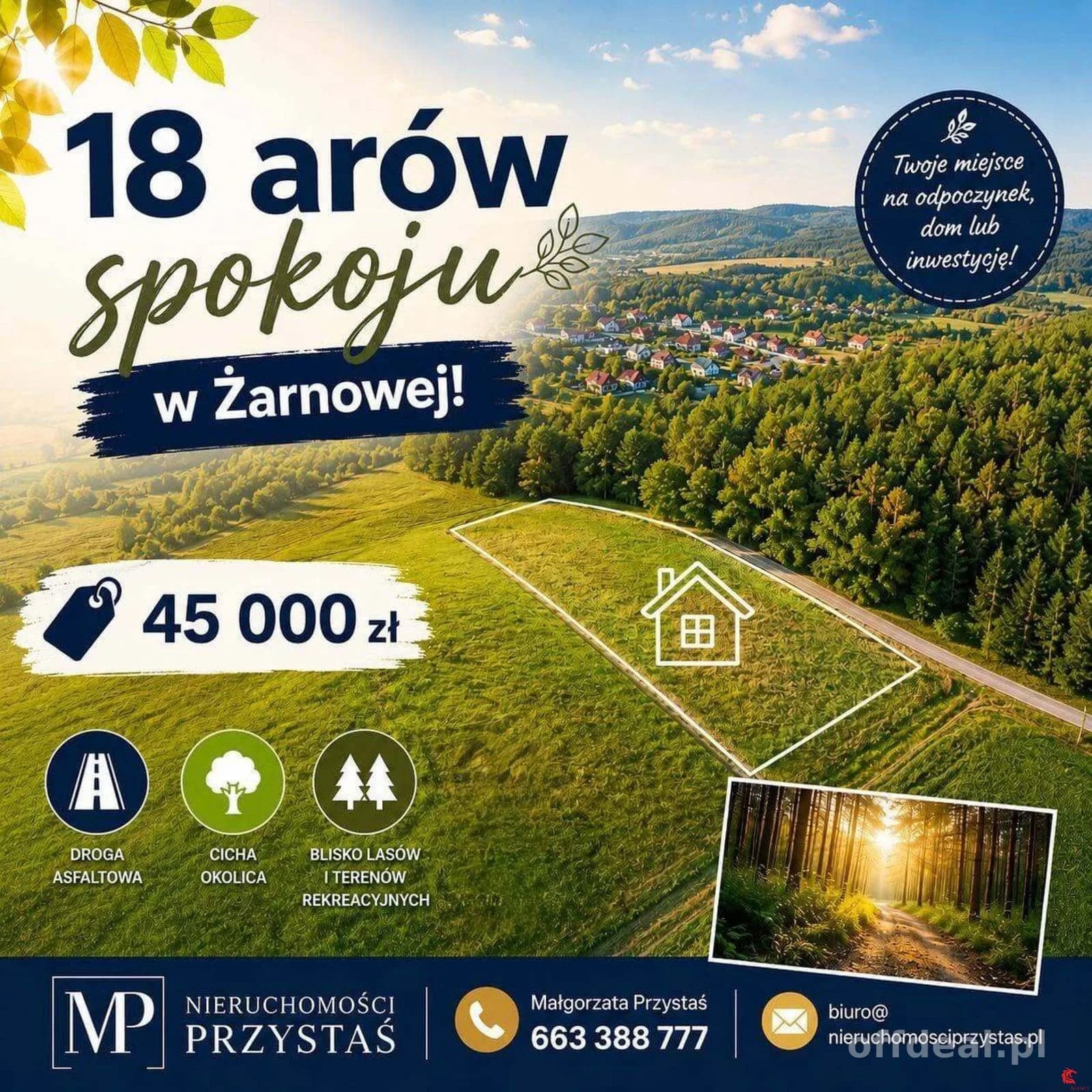 Photo 8: Terrain, 1800 m², żarnowa