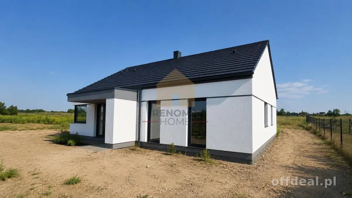 Nowoczesny Dom Parterowy 100m2, Duża Działka