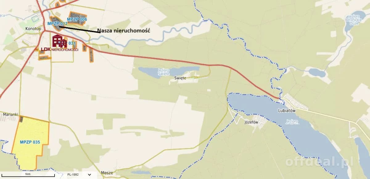 plot for sale in Konotop | 41,445 m²