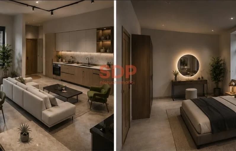 Loft z duszą i tarasem z widokiem na dachy Wrocławia