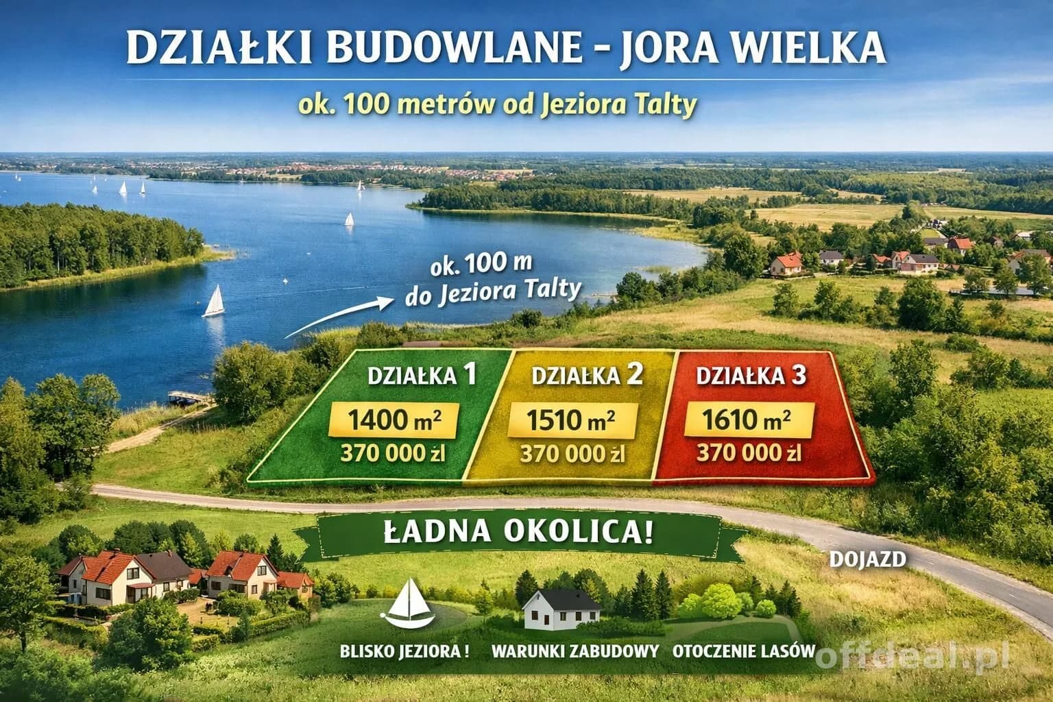 plot for sale in Jora Wielka | 1,540 m²