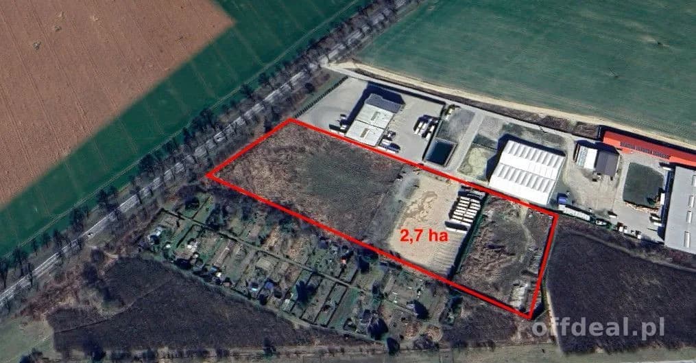 2,78 ha pod Inwestycję | Różanki k. Gorzowa | hale