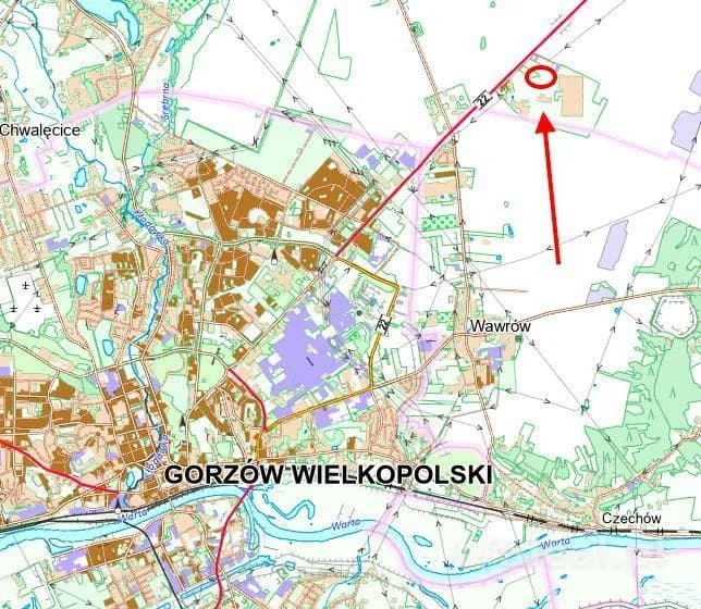 2,78 ha pod Inwestycję | Różanki k. Gorzowa | hale