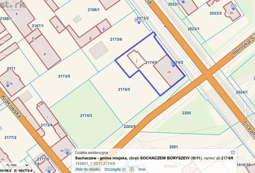 Dom - działka 855 m2 niedaleko PKP Sochaczew