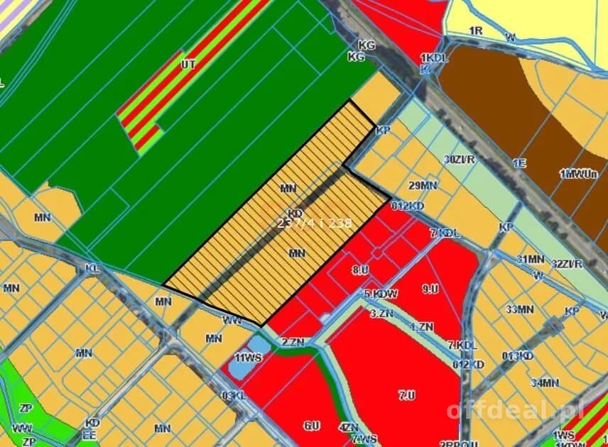 plot for sale in Zębice | 40,085 m²