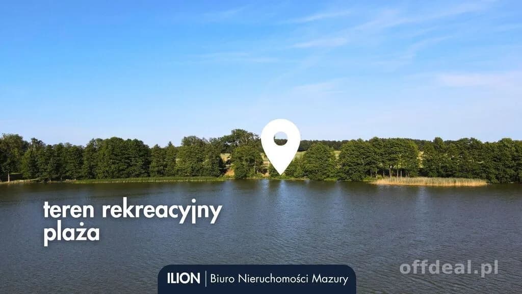 Działki budowlane przy j. Jagodne z prywatną plażą