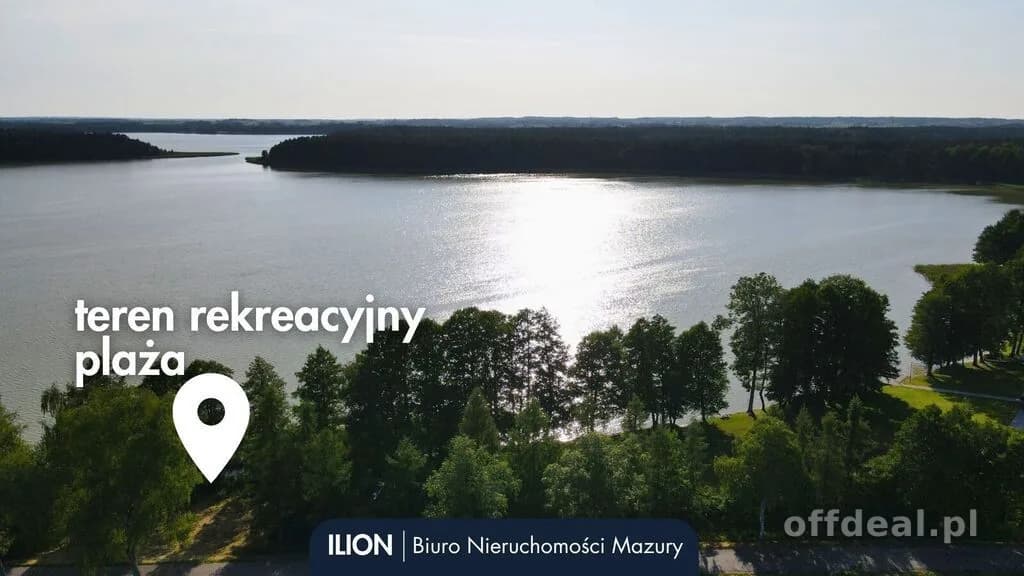 Działki budowlane przy j. Jagodne z prywatną plażą