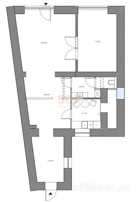 bien commercial à vendre à Wrocław, Śródmieście, Nadodrze | 83 m²