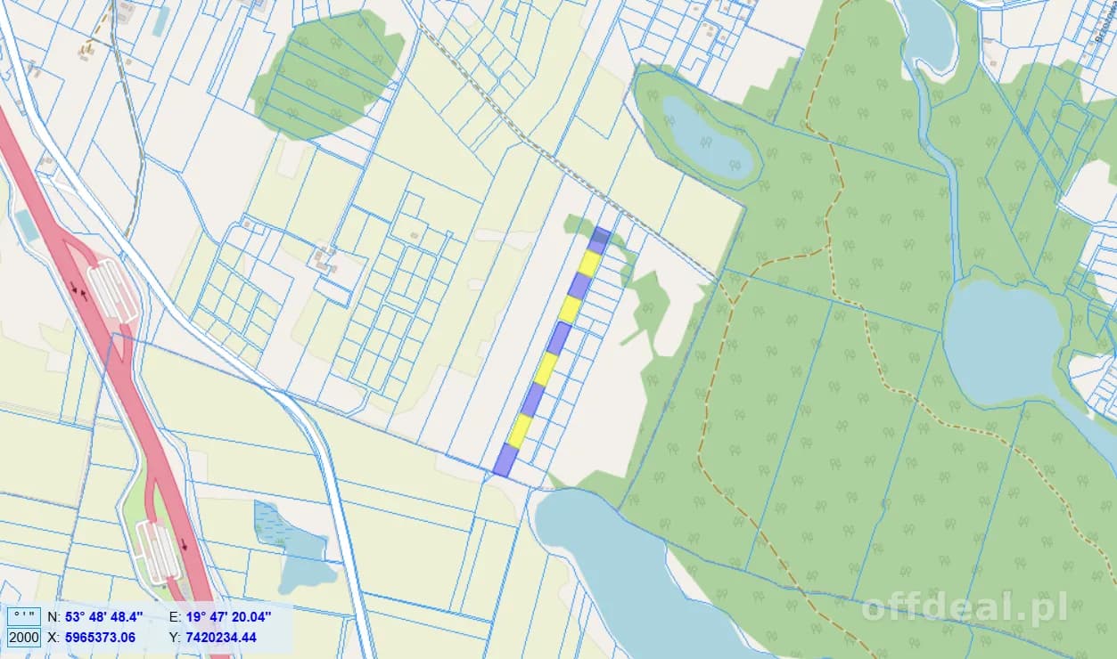 plot for sale in Liksajny | 3,768 m²
