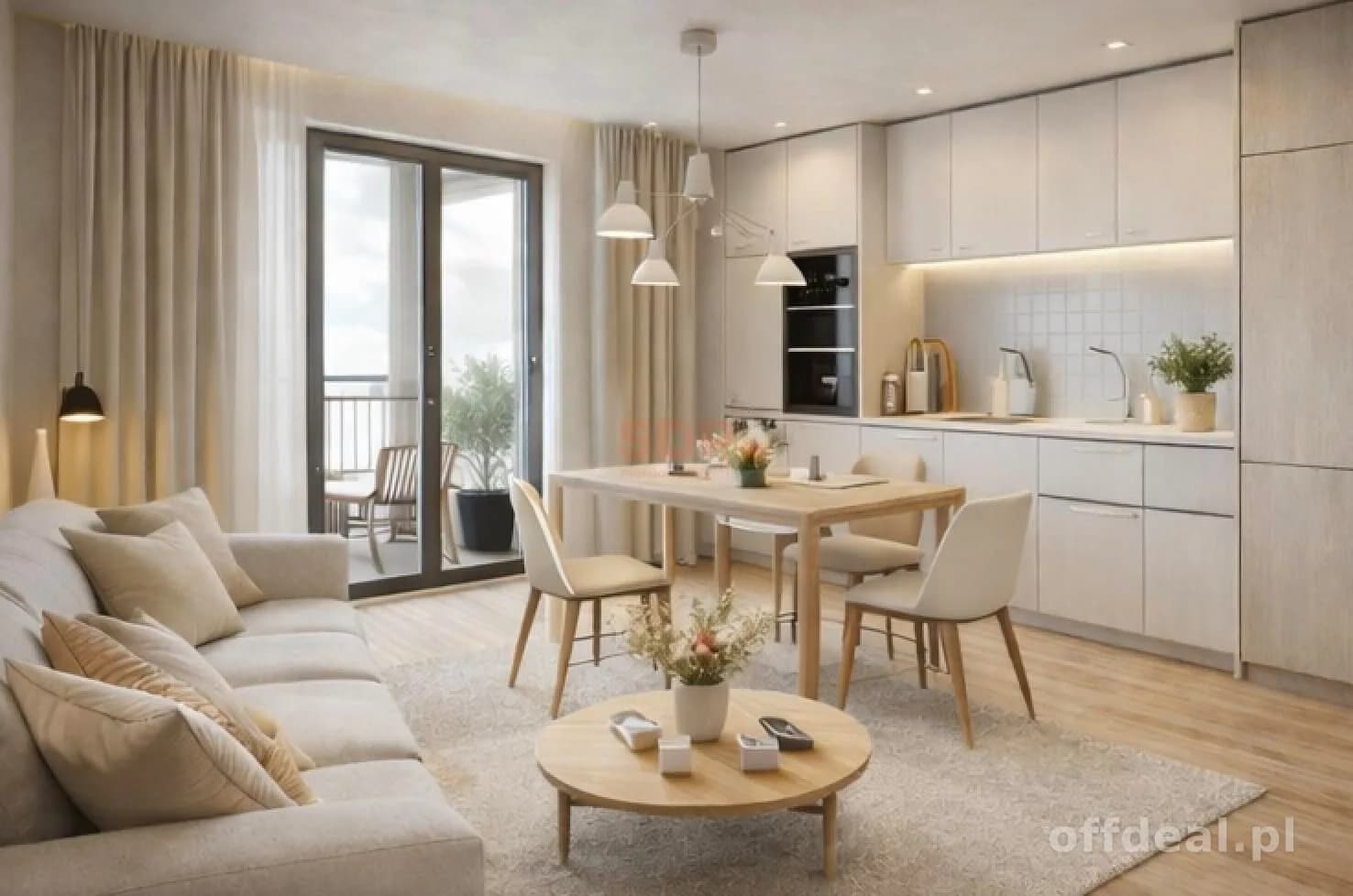 Nowe 2 pokoje z balkonem | 45,46 m² | 1 piętro | Nowa inwestycja