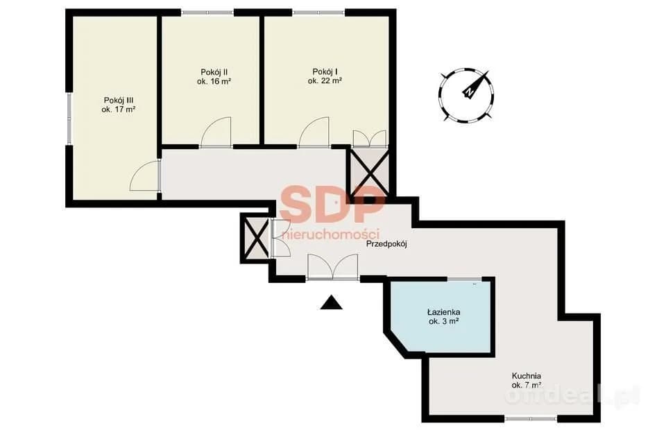 Zdjęcie 4: Mieszkanie, 3 pokoje, 82 m², Warszawa