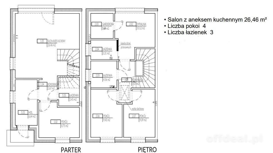 maison à vendre à Zakręt | 4 pièces | 95 m²