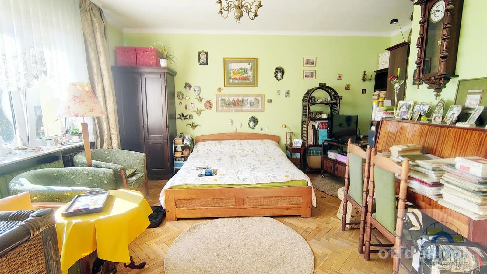 Słoneczna duża kawalerka cicha okolica