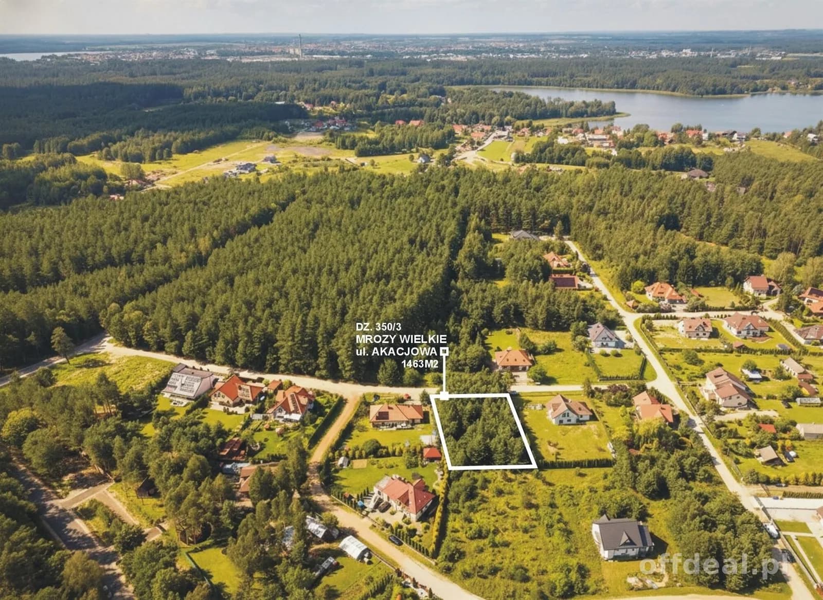 terrain à vendre à Ełk, Mrozy Wielkie | 1 463 m²