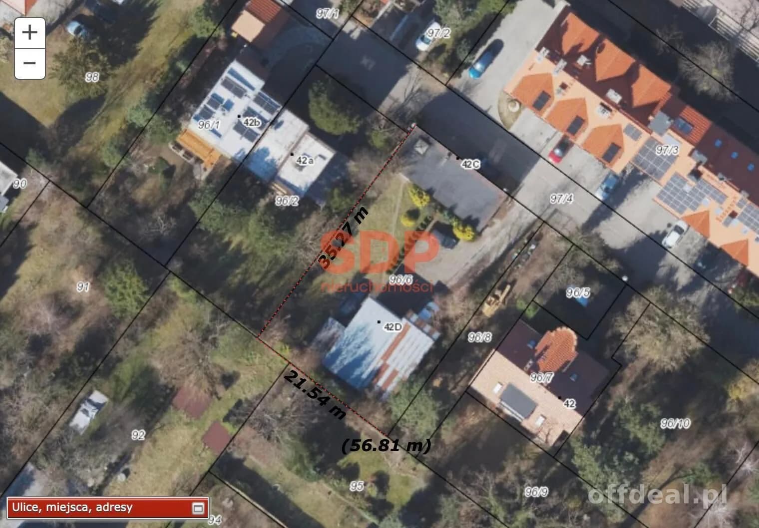 Działka 752 m2 na Oporowie + WZ
