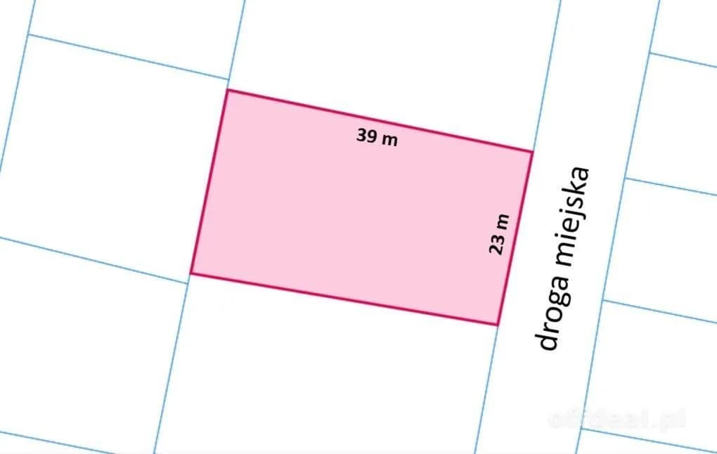 ділянка на продаж у Łódź, Radogoszcz | 894 m²