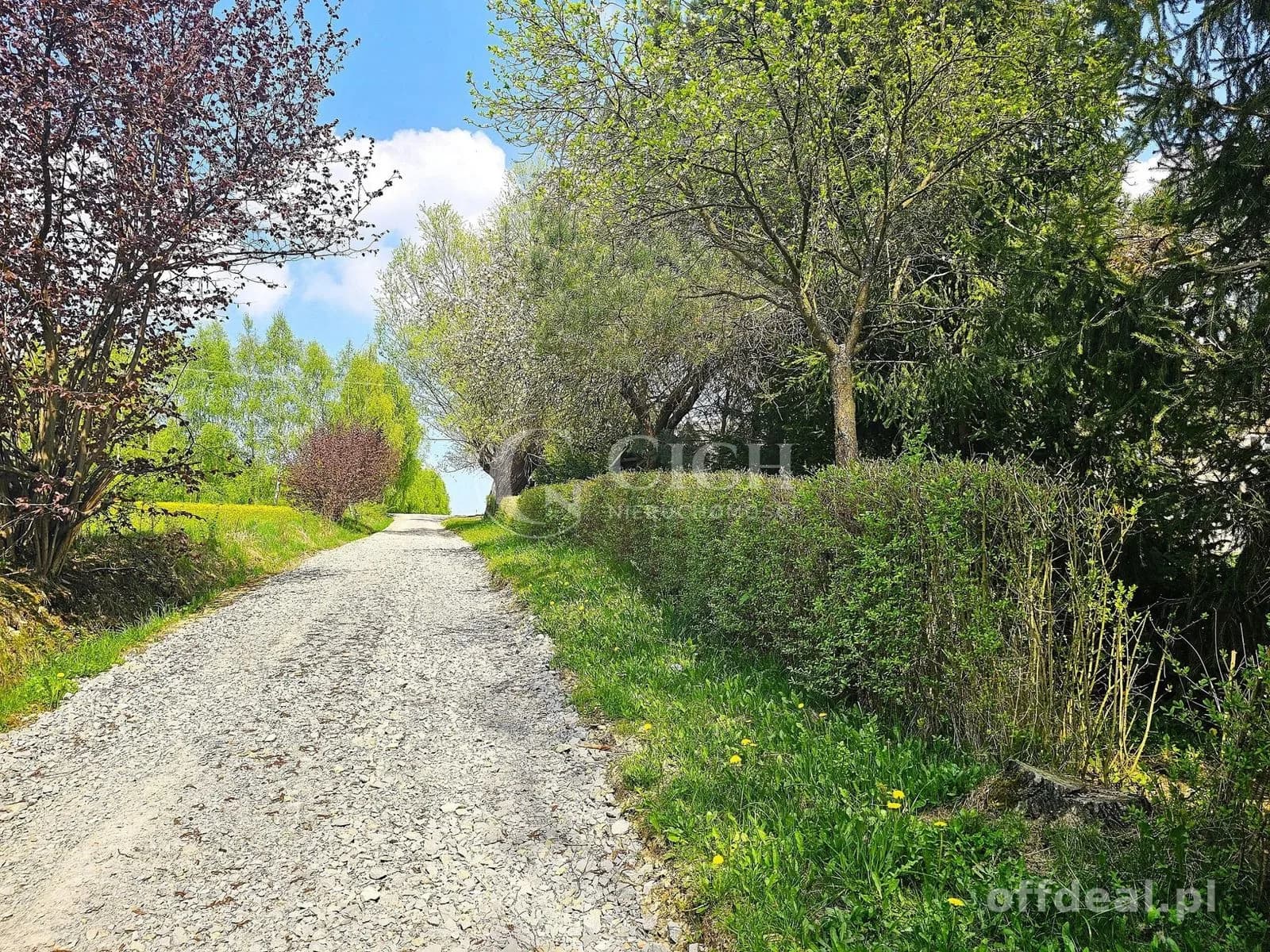 Malownicze siedlisko w małopolsce.