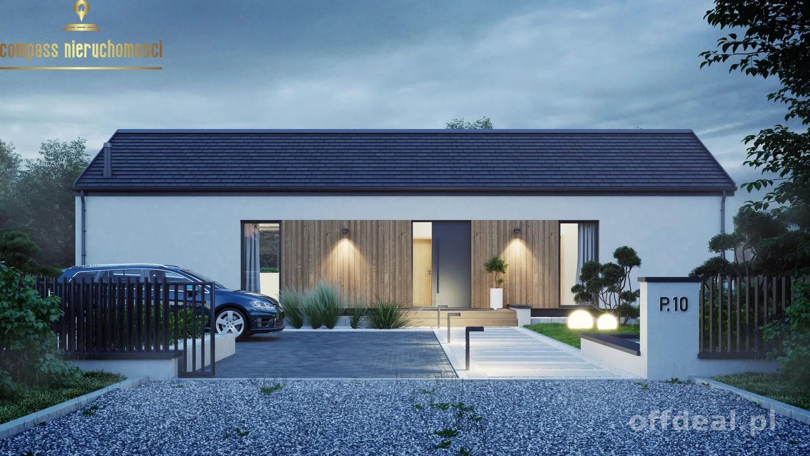 Komfortowa Parterówka w Stylu Nowoczesnej Stodoły | 83,90 m² | 4 Pokoje & 2 Łazienki