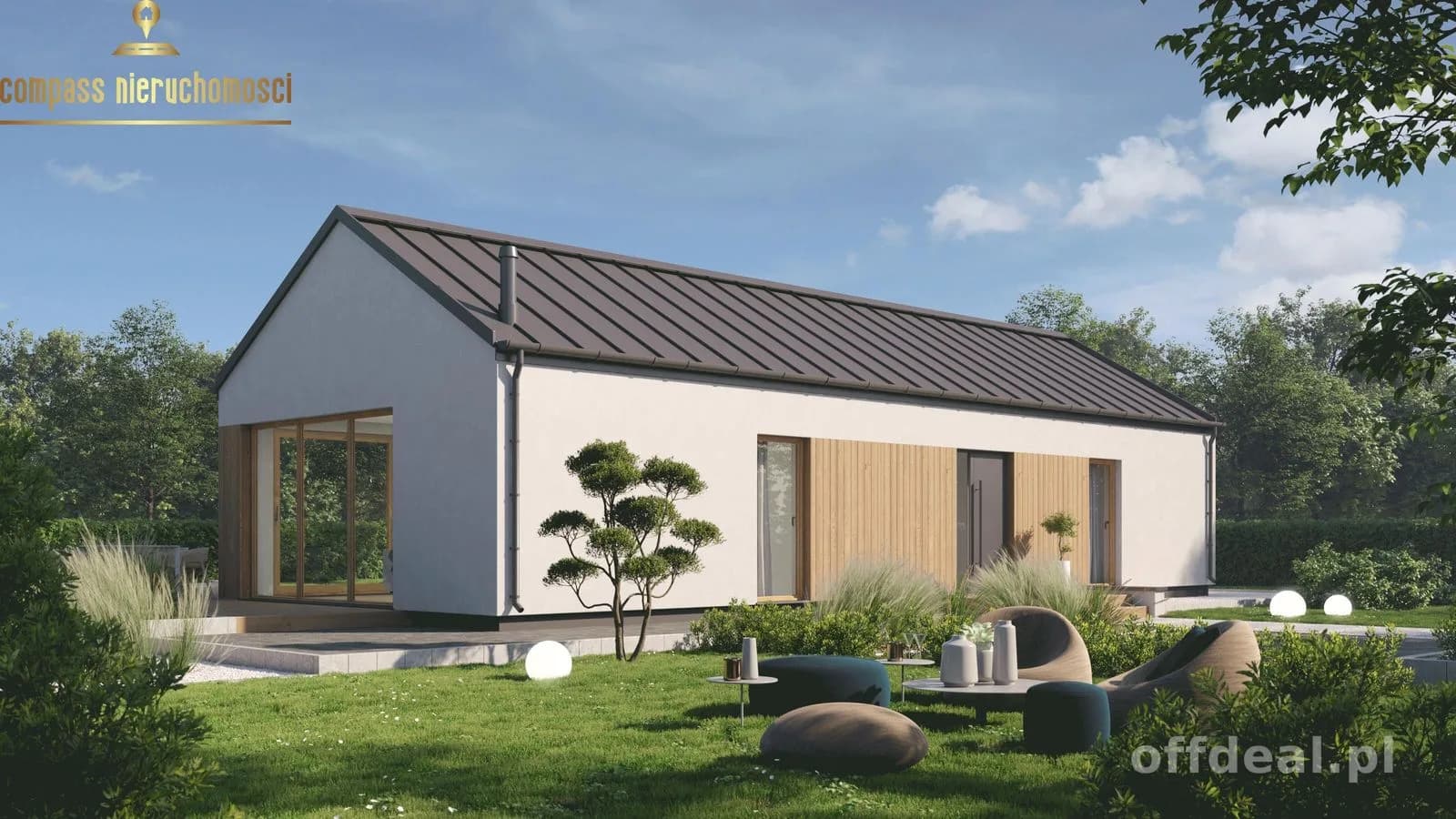 Komfortowa Parterówka w Stylu Nowoczesnej Stodoły | 83,90 m² | 4 Pokoje & 2 Łazienki