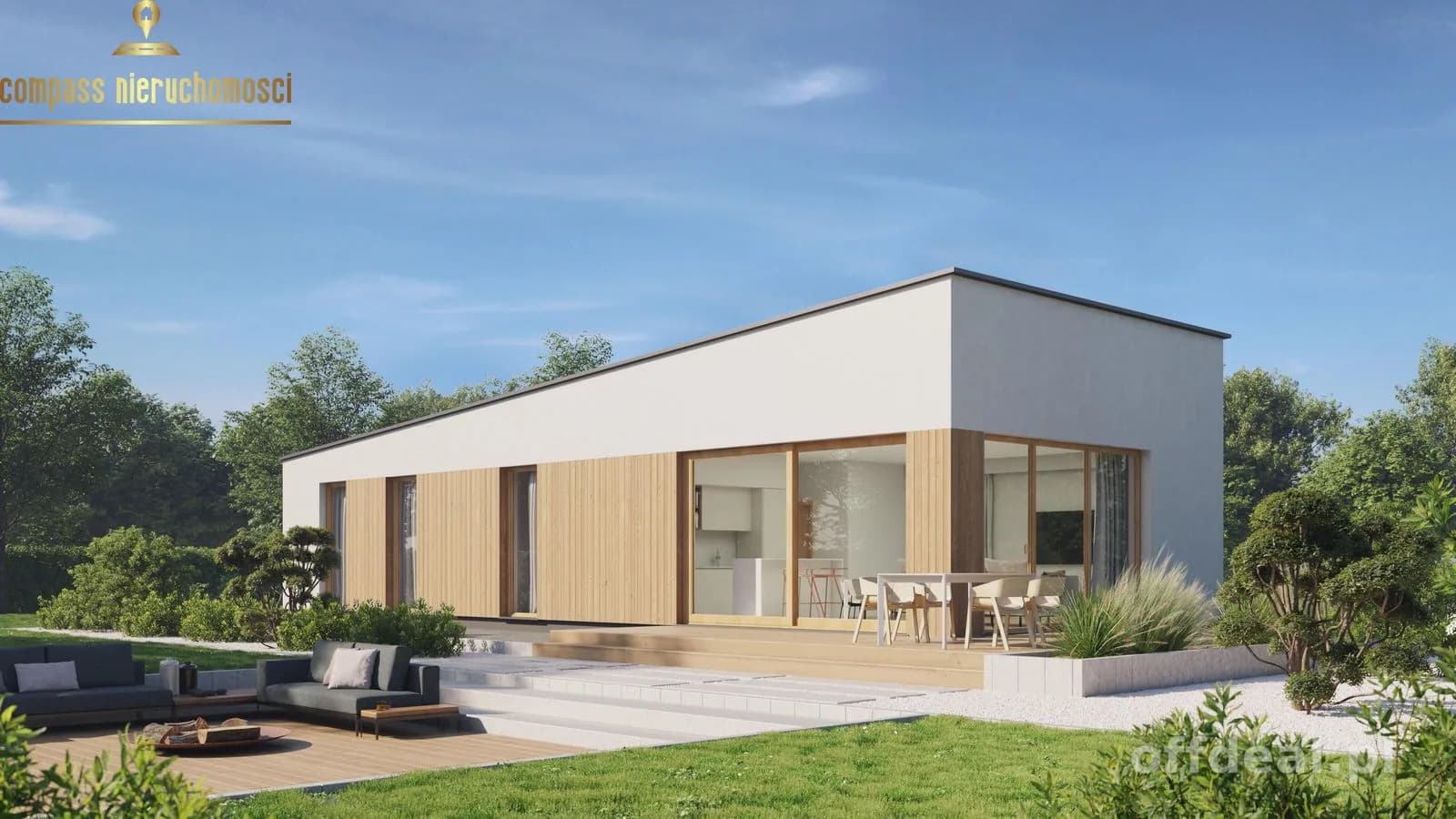Komfortowa Parterówka w Stylu Nowoczesnej Stodoły | 83,90 m² | 4 Pokoje & 2 Łazienki