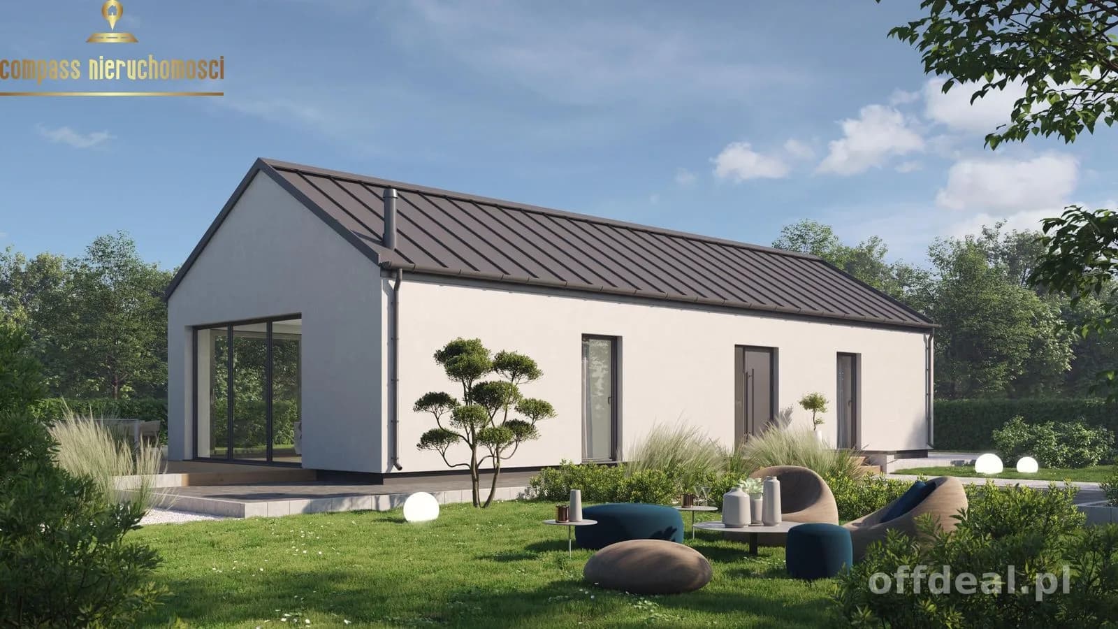 Komfortowa Parterówka w Stylu Nowoczesnej Stodoły | 83,90 m² | 4 Pokoje & 2 Łazienki