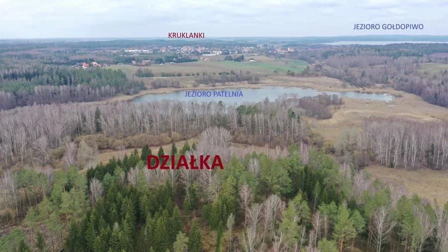 Ogromna działka rolna na obrzeżach Kruklanek