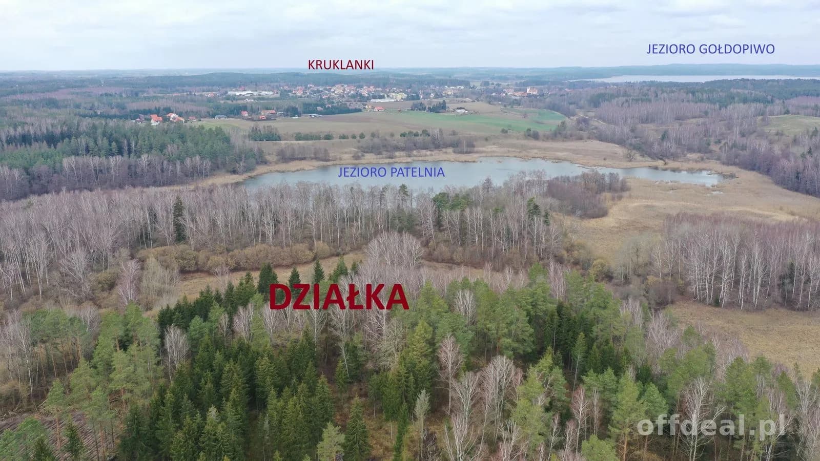 Ogromna działka rolna na obrzeżach Kruklanek