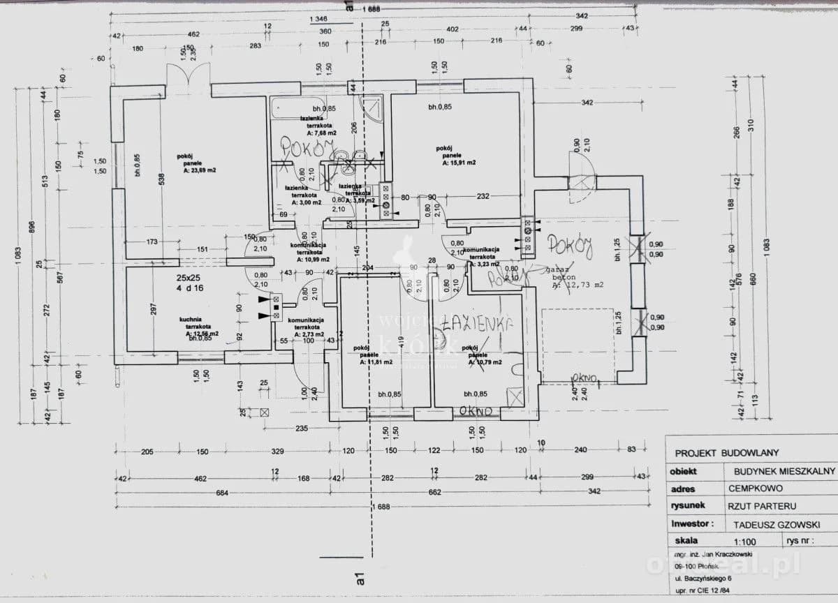 будинок на продаж у Cempkowo | 5-кімн. | 121,85 m²