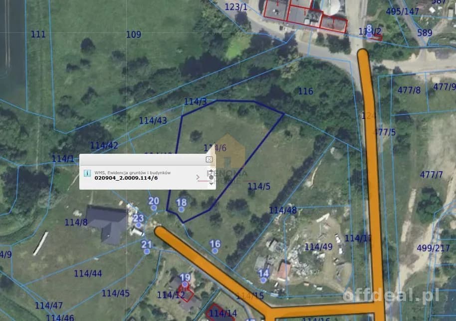 plot for sale in Spalona | 2,877 m²