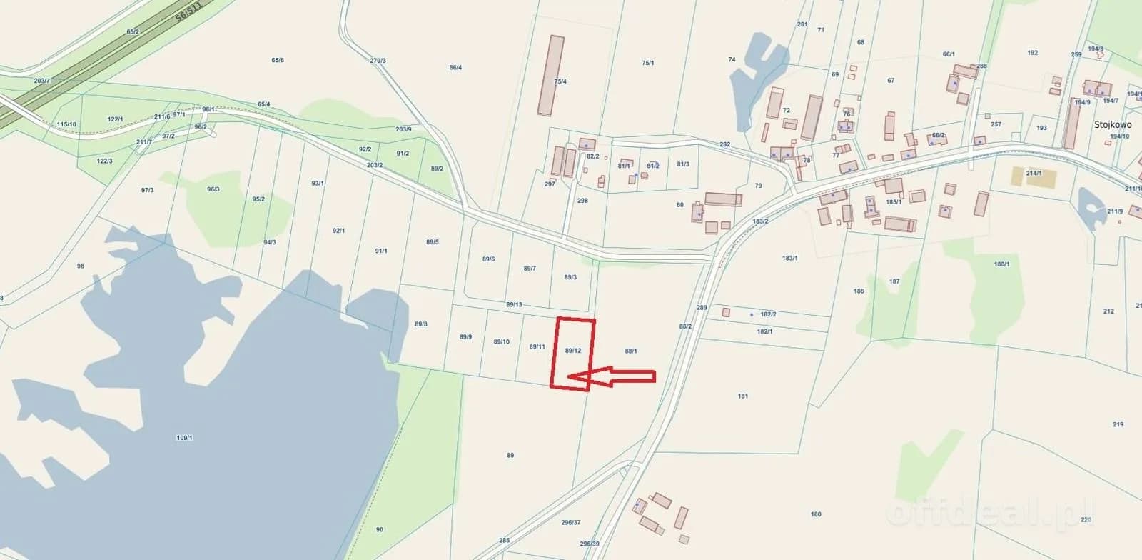 Grundstück zum Verkauf in Stojkowo | 3.021 m²