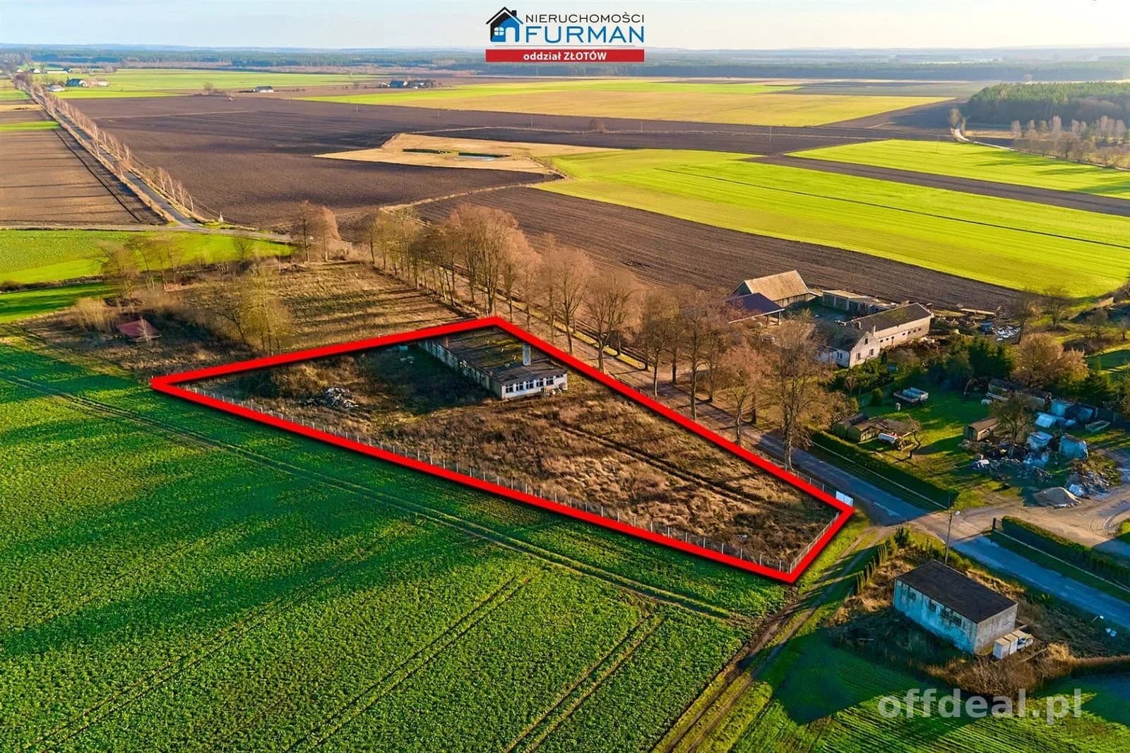 DZIAŁKA Z BUDYNKIEM, NA WYNAJEM, SOKOLNA, TARNÓWKA