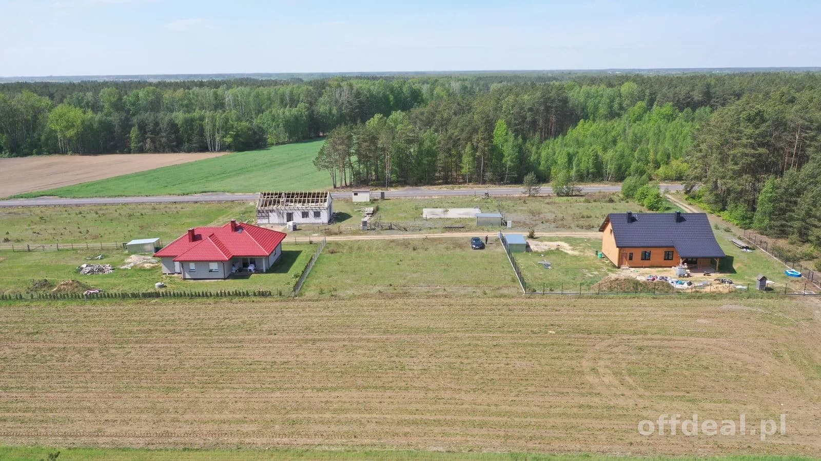 Działka w Jarnutach, 10 minut od Ostrołęki, miejsce na wymarzony domek