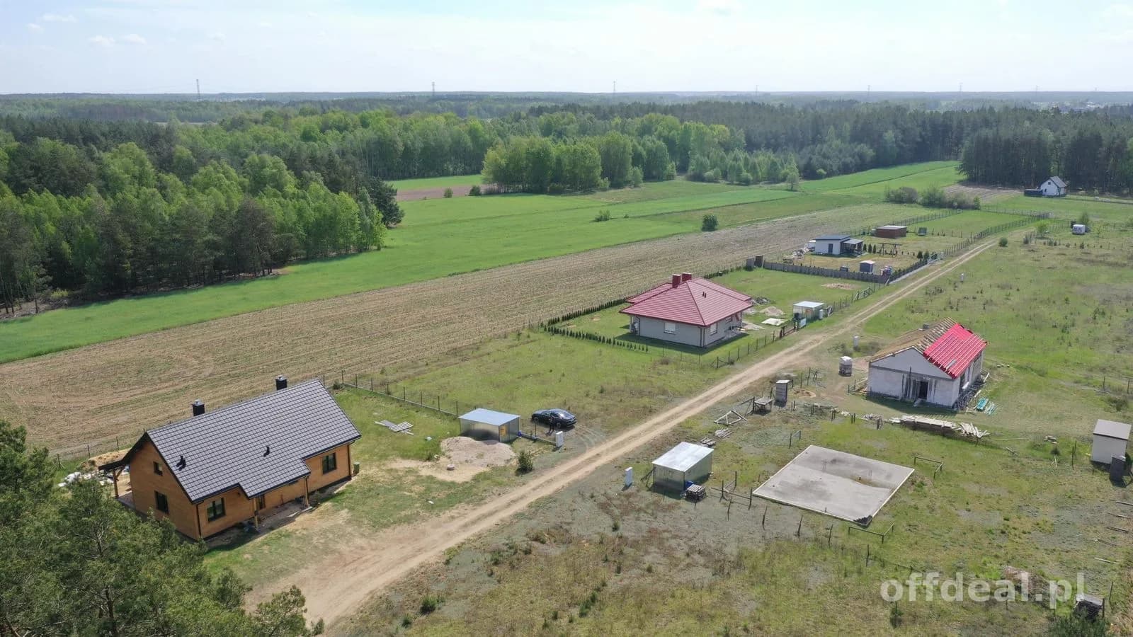 Działka w Jarnutach, 10 minut od Ostrołęki, miejsce na wymarzony domek