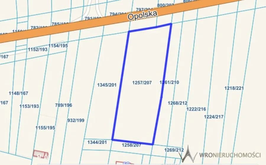 | 4016 m²| Chrząstowice | mpzp |
