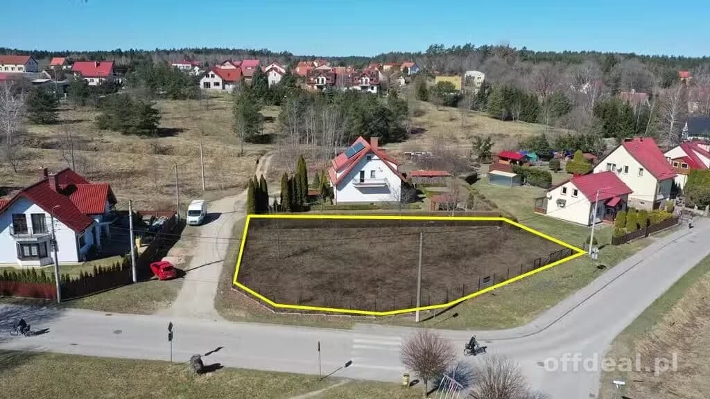 Działka z pozwoleniem na budowę w m. Kruklanki ul Borecka