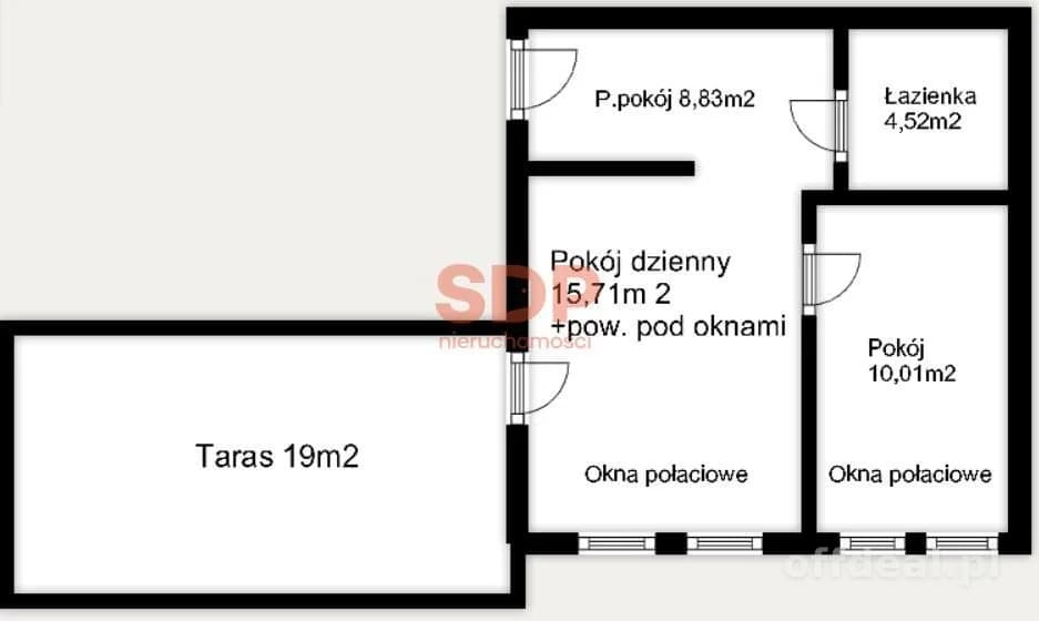 3-Zimmer Wohnung zum Verkauf in Wrocław, Psie Pole, Ligota | 58,7 m²