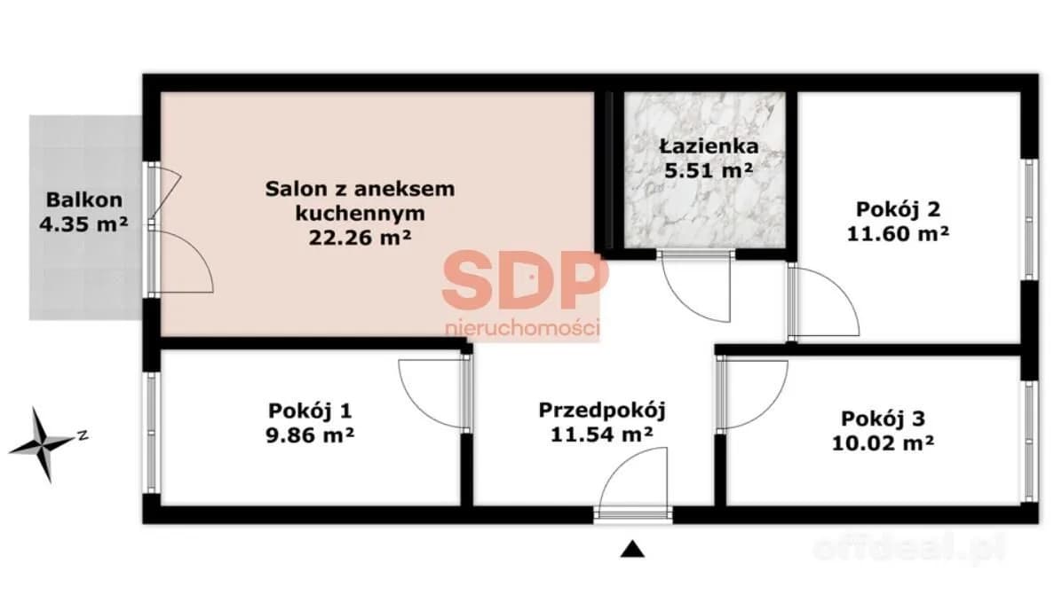 Zaprojektuj swoje wymarzone M – nowe mieszkanie z balkonem blisko AOW