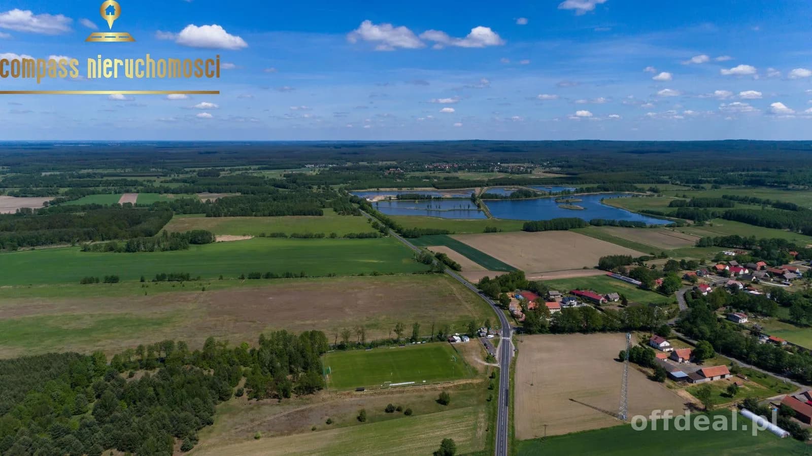 Doskonała oferta sprzedaży ogromnego terenu 90 000 m2 w odległości 30 km od Wrocławia.