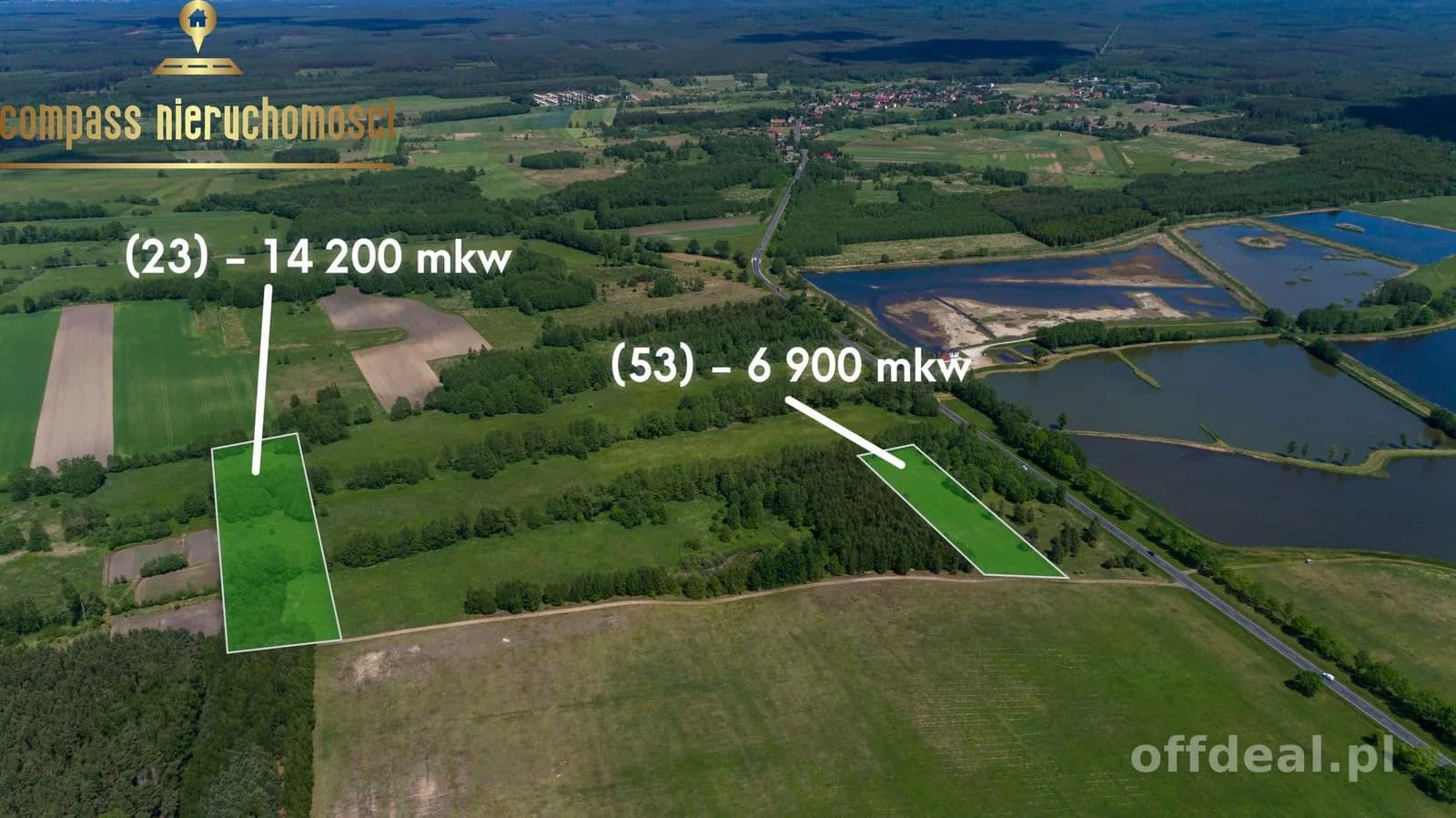 Doskonała oferta sprzedaży ogromnego terenu 90 000 m2 w odległości 30 km od Wrocławia.