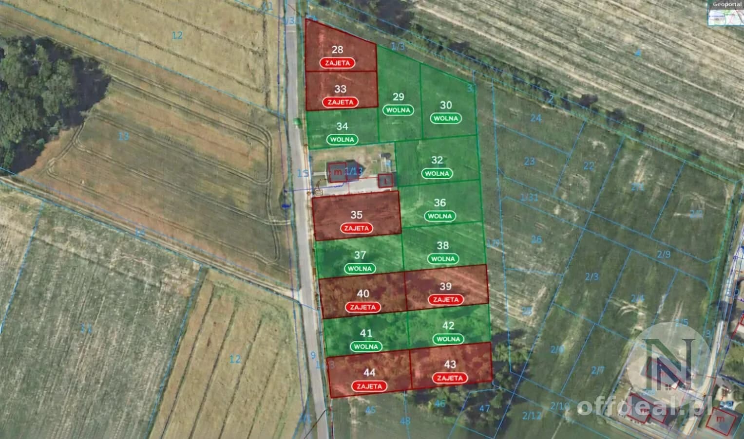 Photo 1: Plot, 980 m², Oława