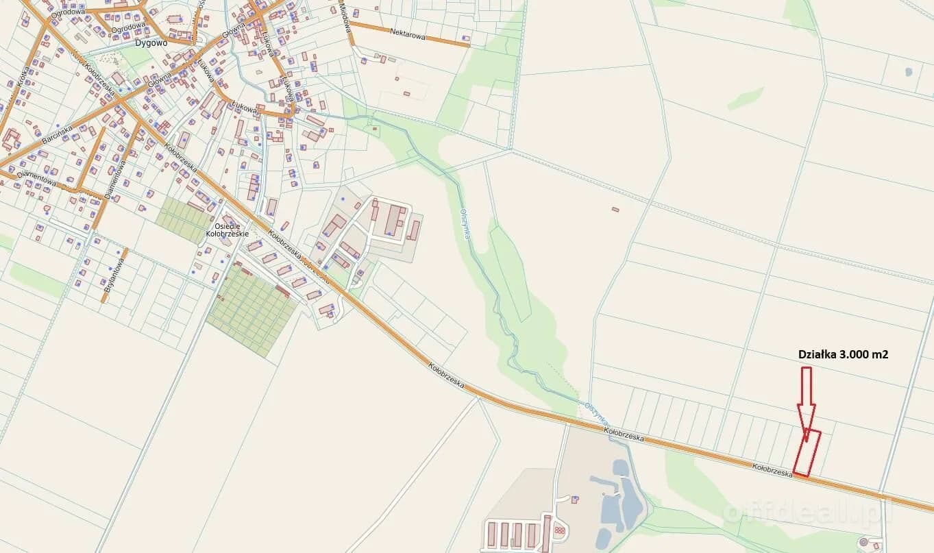 plot for sale in Dygowo | 3,000 m²