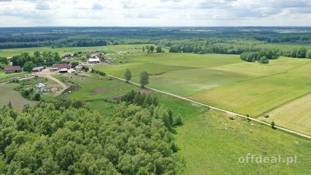 Działka rolna z Warunkami Zabudowy w m. Róże gm Węgorzewo